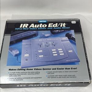 Vintage SIMA IR Auto Ed/It Video Editor Audio Mixer VHS Editing System w/ Box